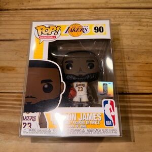 Funko Pop NBA LeBron James Figure - Yellow and White